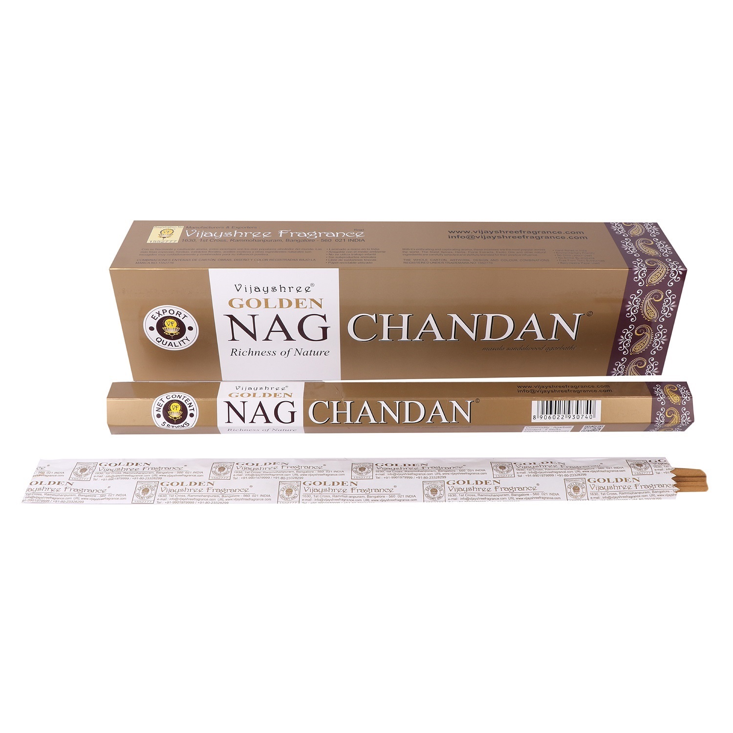 golden incense sticks